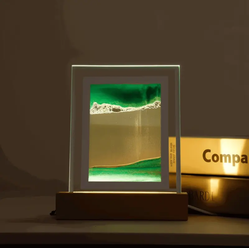 3DFlow Night Light Creative Frame Quicksand Art Decoration tag1