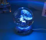 3D Astronaut Galaxy Globe Lamp