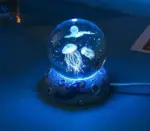 3D Astronaut Galaxy Globe Lamp