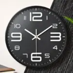 3D Big Numbers Silent Wall Clock 12 Inches