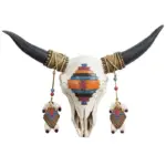 3D Bull Head Statue