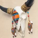 3D Bull Head Statue