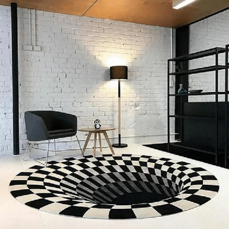 3D Carpet - Vortex - Illusion Design - Modern Rug -  - #tag1#