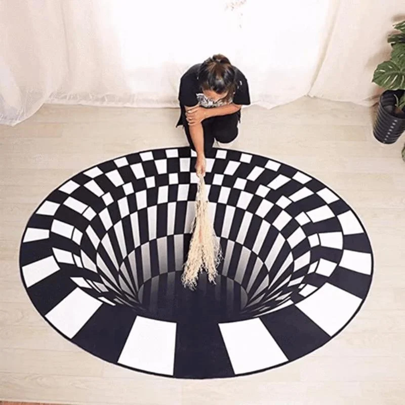 3D Carpet - Vortex - Illusion Design - Modern Rug -  - #tag1#
