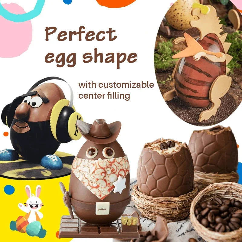 3D Chocolate Egg Mold Kit -  - #tag1#