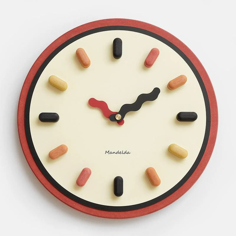 3D Creative Nordic Silent Wall Clock for Livingroom -