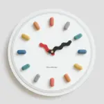 3D Creative Nordic Silent Wall Clock for Livingroom