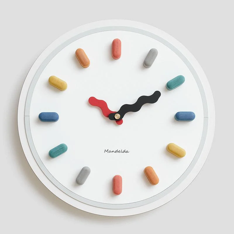 3D Creative Nordic Silent Wall Clock for Livingroom -