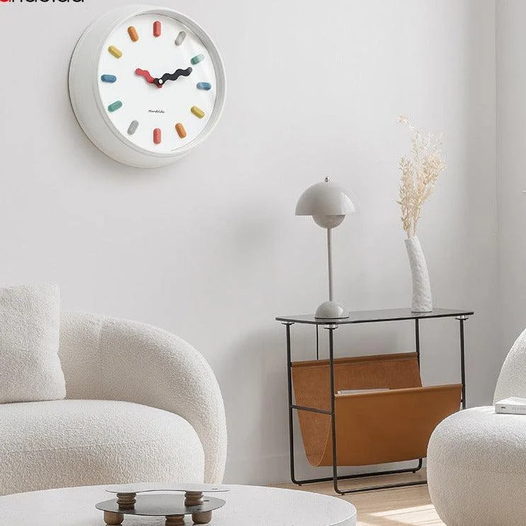 3D Creative Nordic Silent Wall Clock for Livingroom -