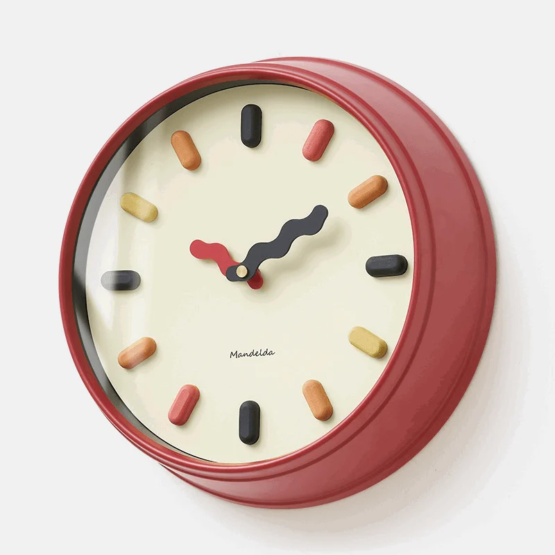 3D Creative Nordic Silent Wall Clock for Livingroom -