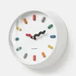 3D Creative Nordic Silent Wall Clock for Livingroom