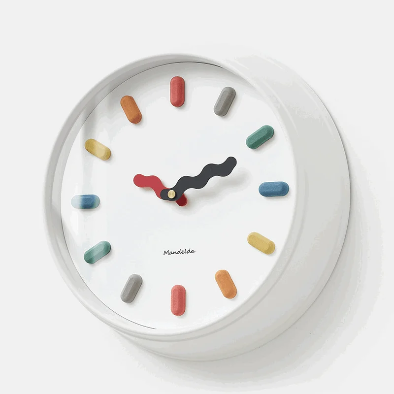 3D Creative Nordic Silent Wall Clock for Livingroom -