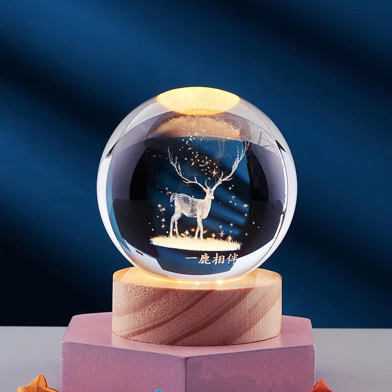 3D Crystal Night Light -  - #tag1#