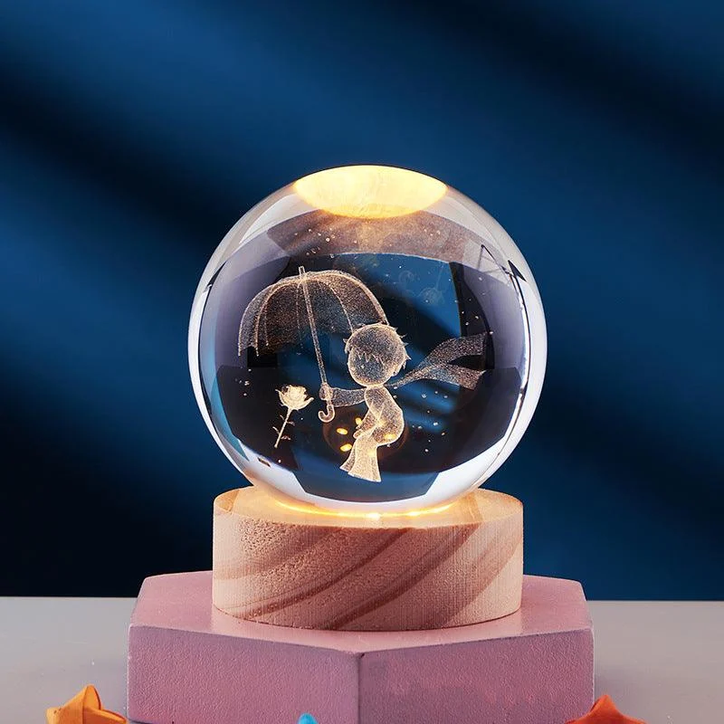 3D Crystal Night Light -  - #tag1#