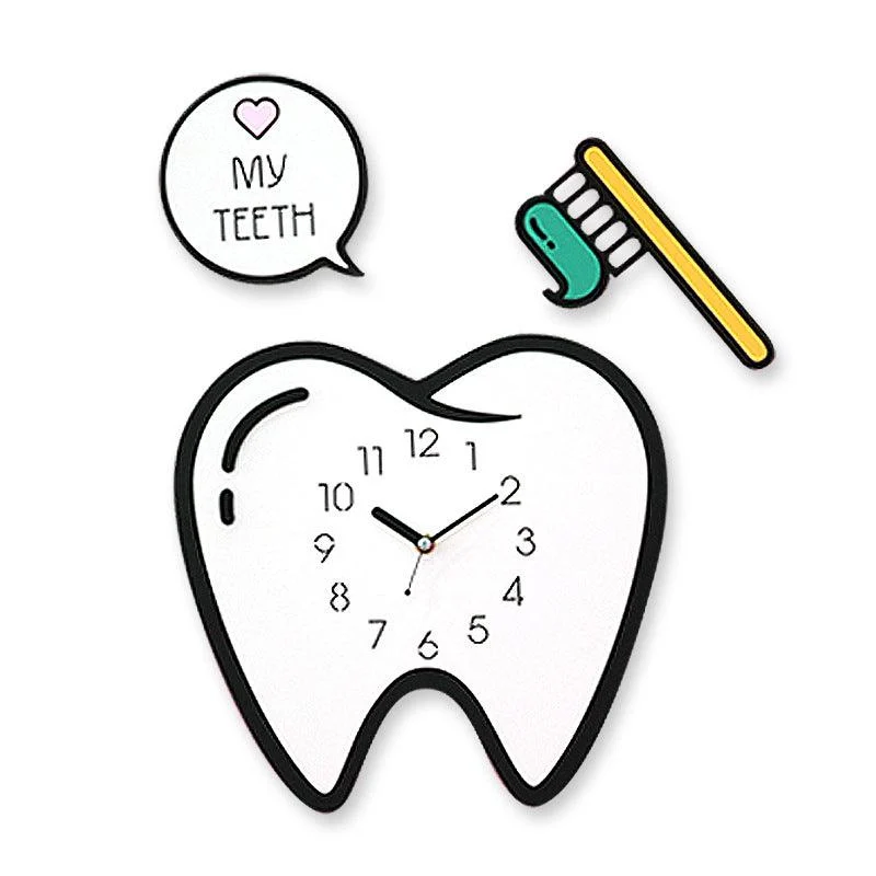 3D Decoration Clock for Dentist Clinic -