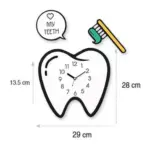 3D Decoration Clock for Dentist Clinic