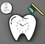 3D Decoration Clock for Dentist Clinic