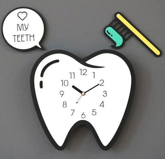 3D Decoration Clock for Dentist Clinic -