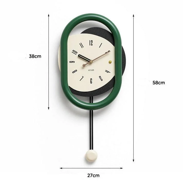 3D Decorative Pendulum Clock for Living Room -