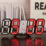3D Digital Wall Clock Decor tag1