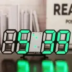 3D Digital Wall Clock Decor tag1