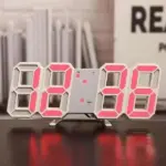 3D Digital Wall Clock Decor tag1