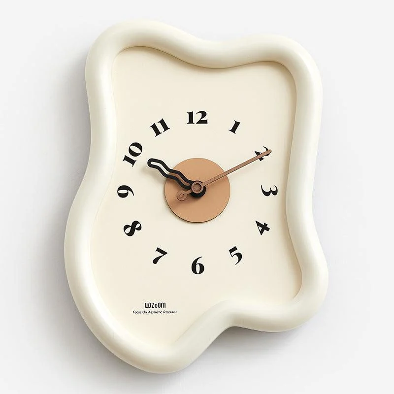 3D Distorted Wall Decoration Clock for Lounge -