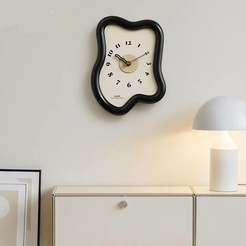 3D Distorted Wall Decoration Clock for Lounge -