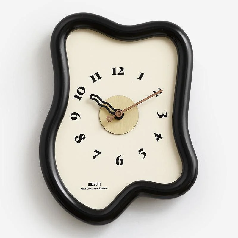 3D Distorted Wall Decoration Clock for Lounge -