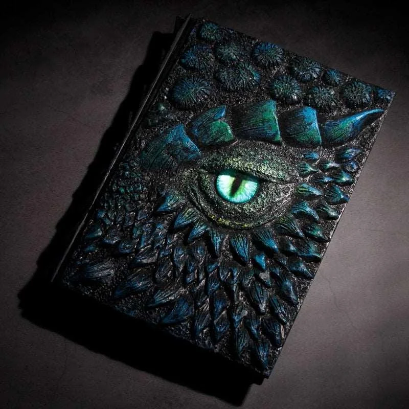 3D Dragon Hardcover Embossed Journal -