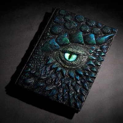 3D Dragon Hardcover Embossed Journal -