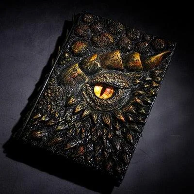 3D Dragon Hardcover Embossed Journal -