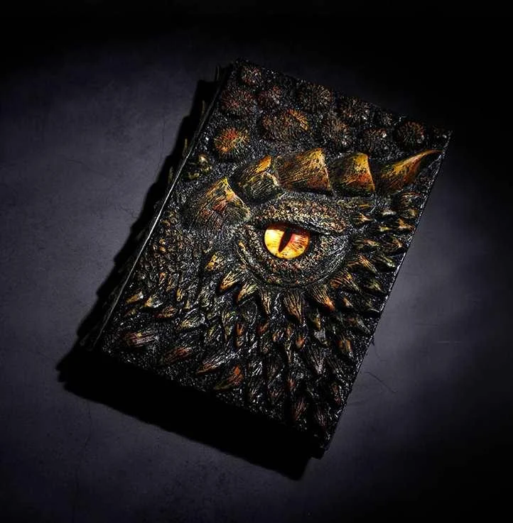 3D Dragon Hardcover Embossed Journal -