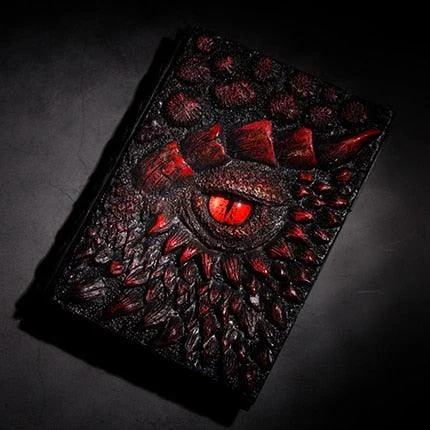 3D Dragon Hardcover Embossed Journal -