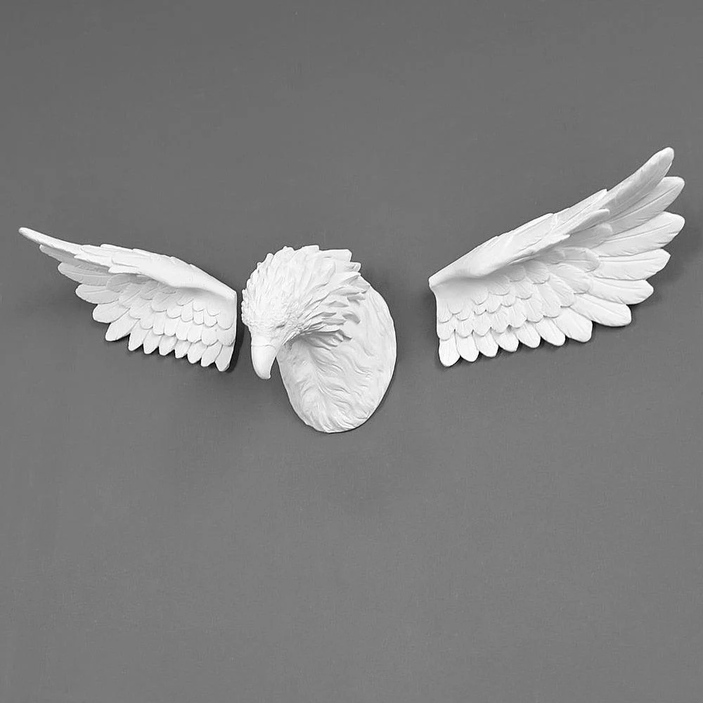 3D Eagle Head Wall Statue -