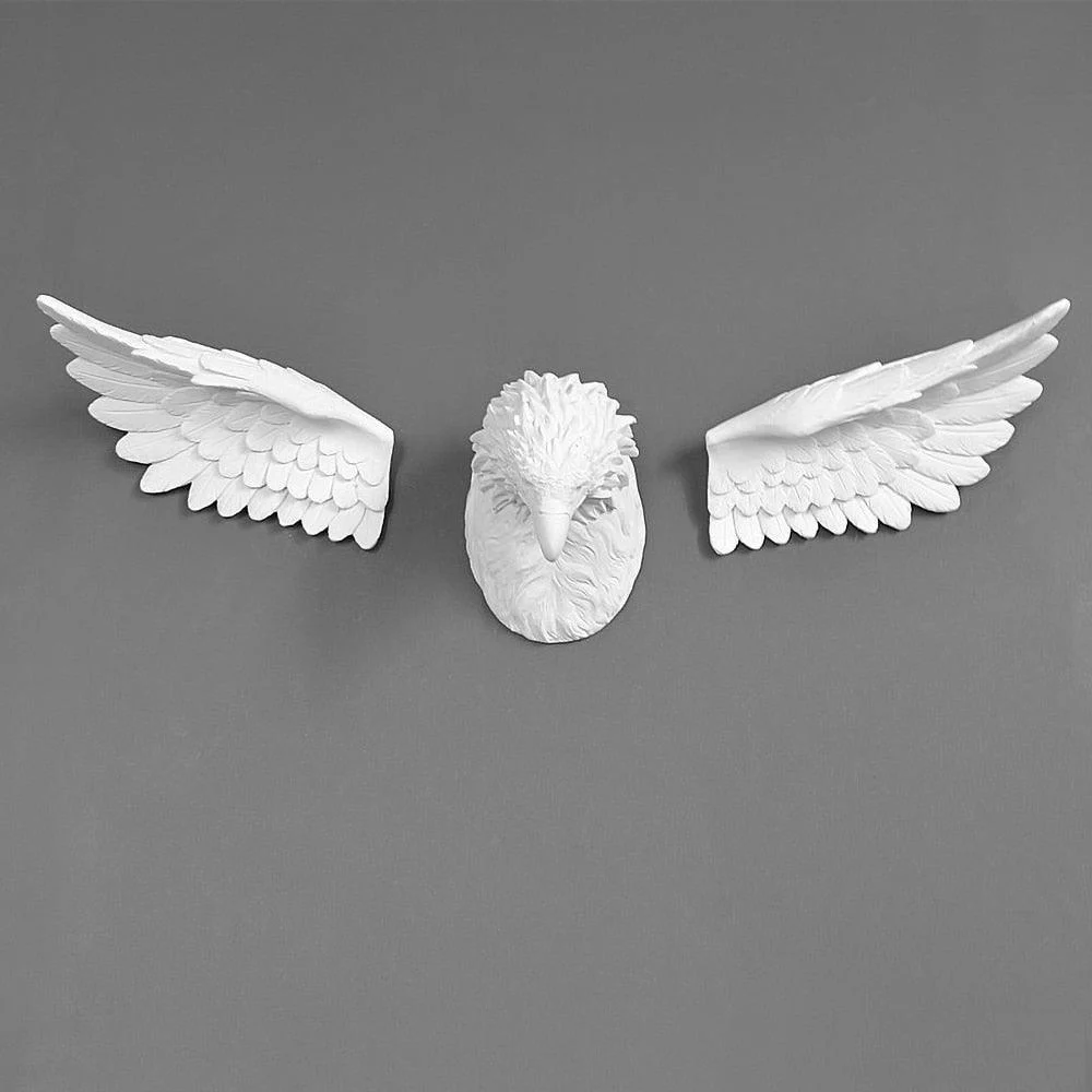 3D Eagle Head Wall Statue -