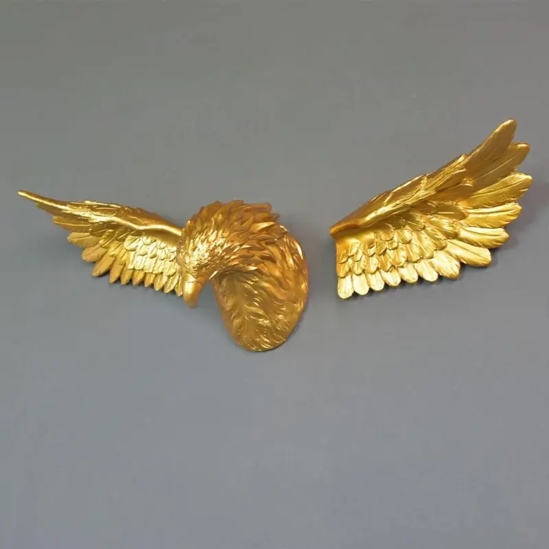 3D Eagle Head Wall Statue