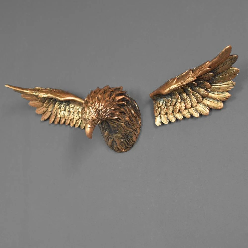 3D Eagle Head Wall Statue -