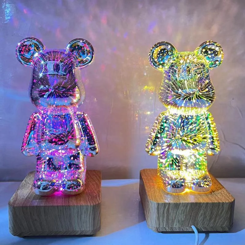 3D Fireworks Bear Lights -  - #tag1#