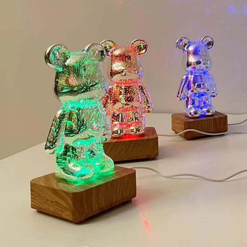 3D Fireworks Bear Lights -  - #tag1#