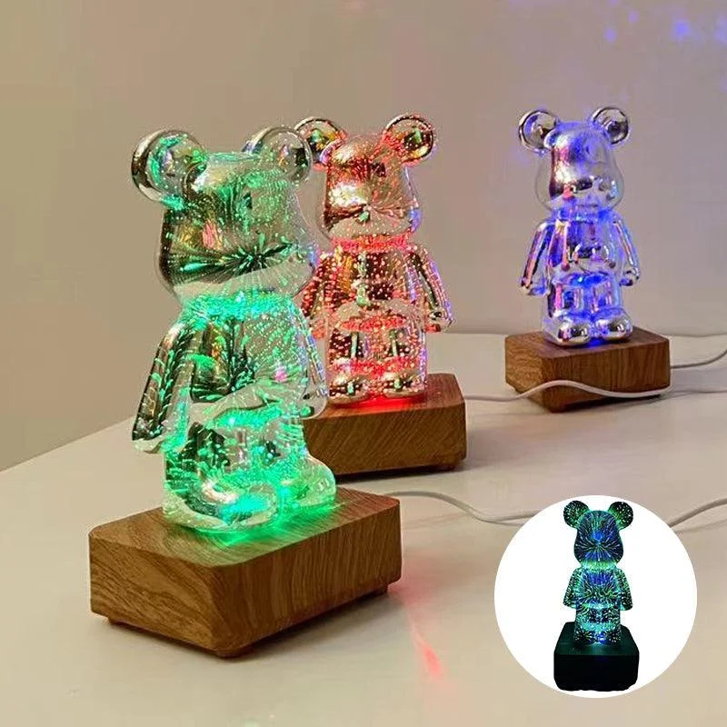 3D Fireworks Bear Lights -  - #tag1#