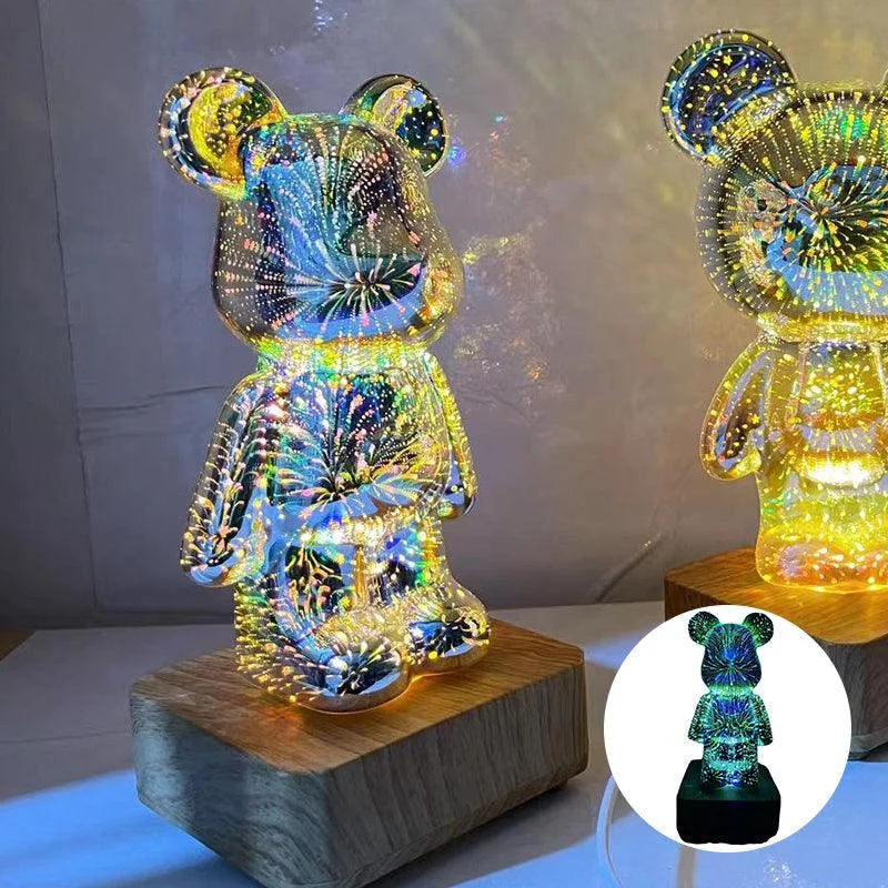 3D Fireworks Bear Lights -  - #tag1#