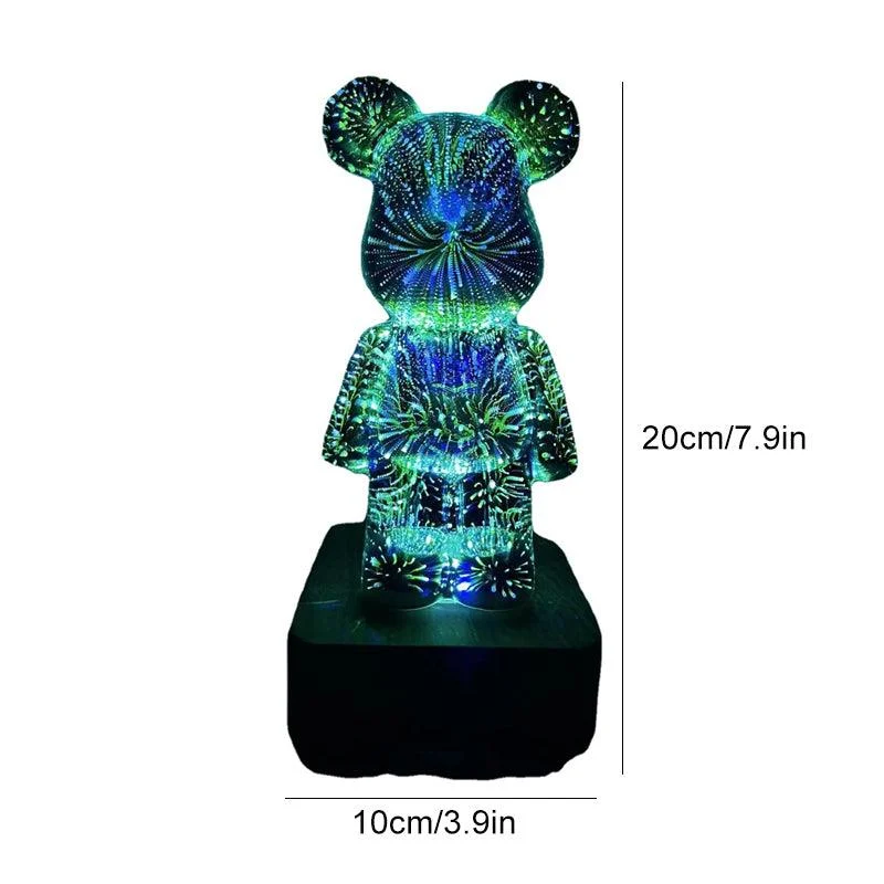 3D Fireworks Bear Lights -  - #tag1#