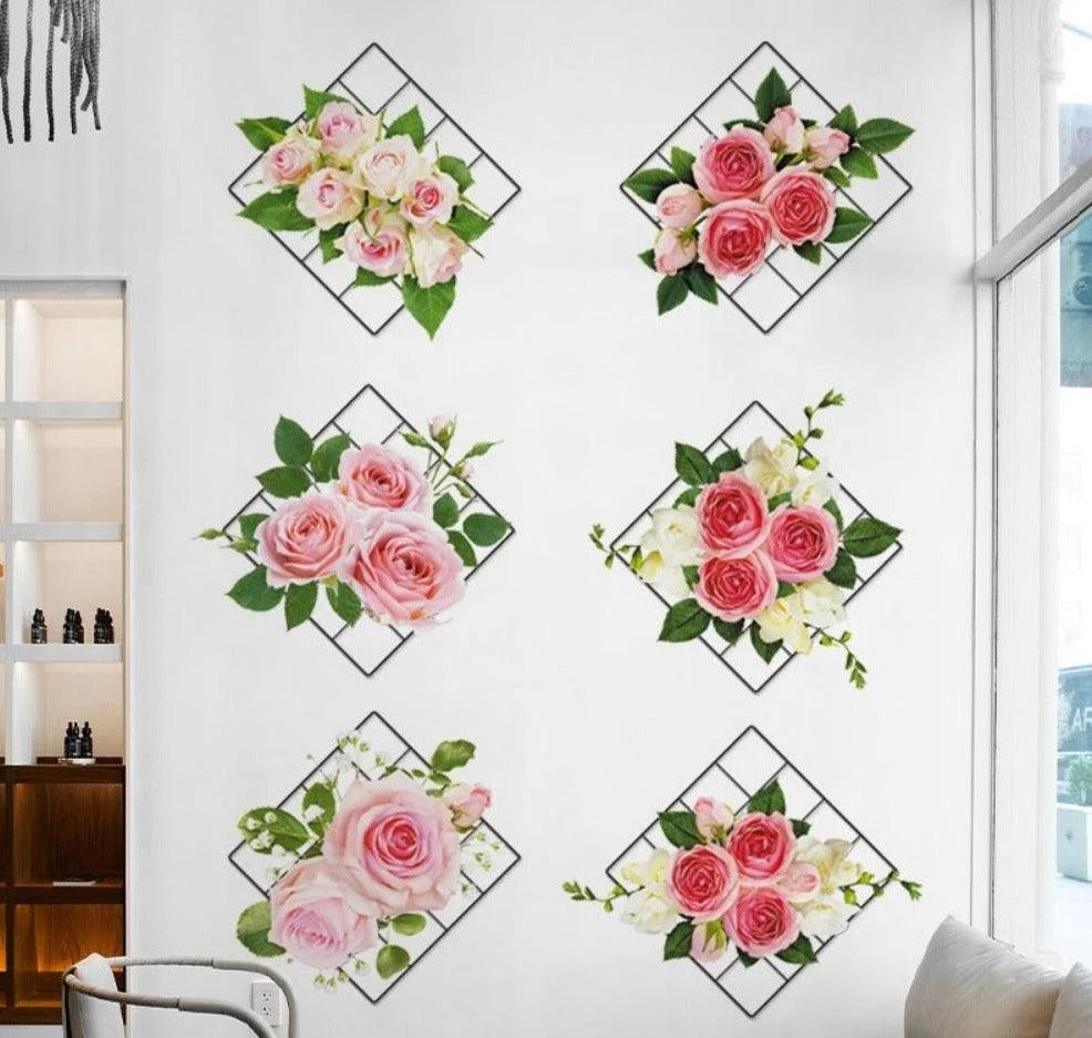 3D Green Plant Wall Sticker -  - #tag1#