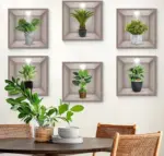 3D Green Plant Wall Sticker tag1
