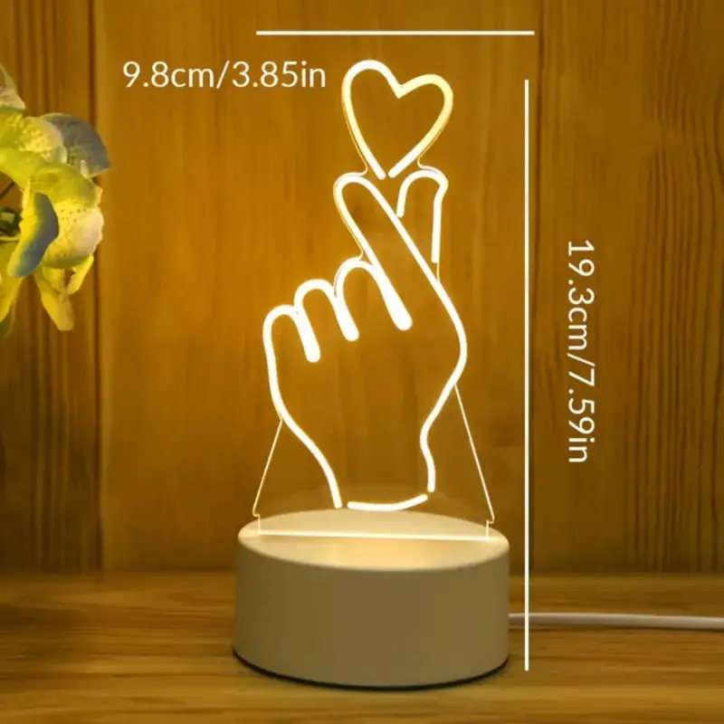 3D Illusions LED lamp My motif tag1