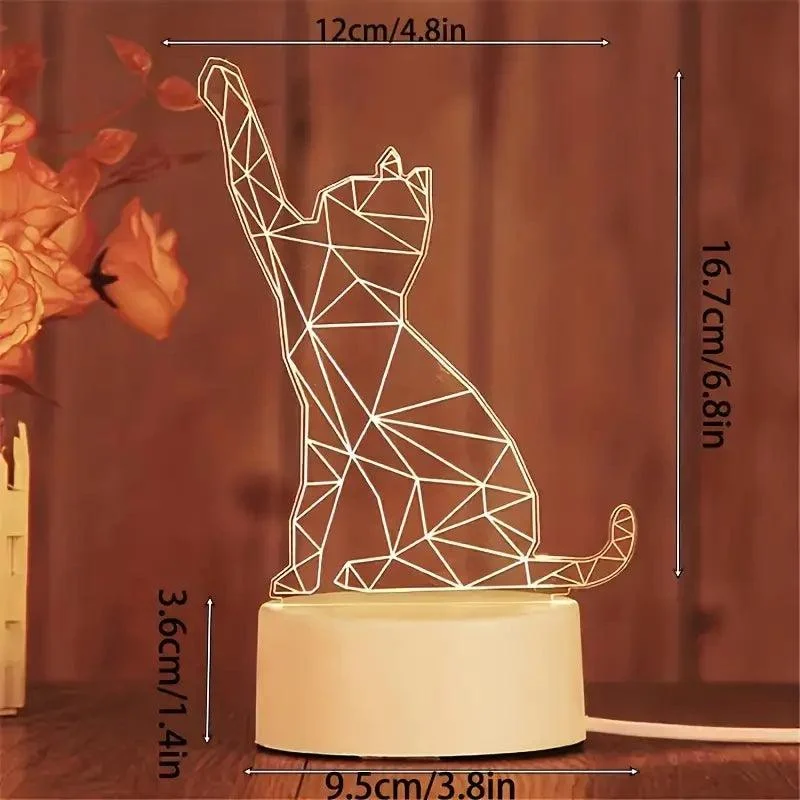 3D Illusions LED lamp My motif -  - #tag1#