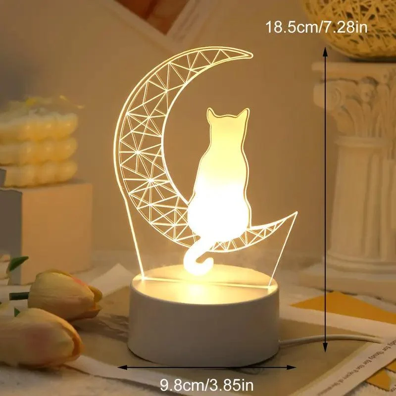 3D Illusions LED lamp My motif -  - #tag1#