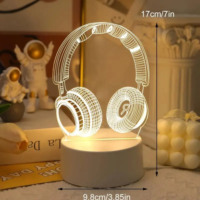 3D Illusions LED lamp My motif -  - #tag1#