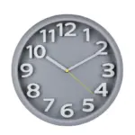 3D Large Numbers Silent Wall Clock 12.5 Inches Battery Operated